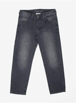 Dark grey boys' straight fit jeans Tom Tailor - Boys