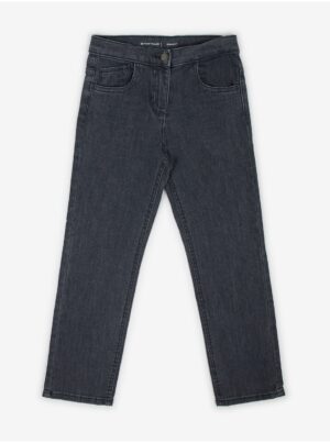 Dark grey girls' straight fit jeans Tom Tailor - Girls