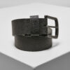 Dark grey imitation leather strap