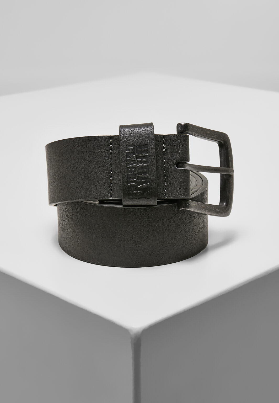 Dark grey imitation leather strap