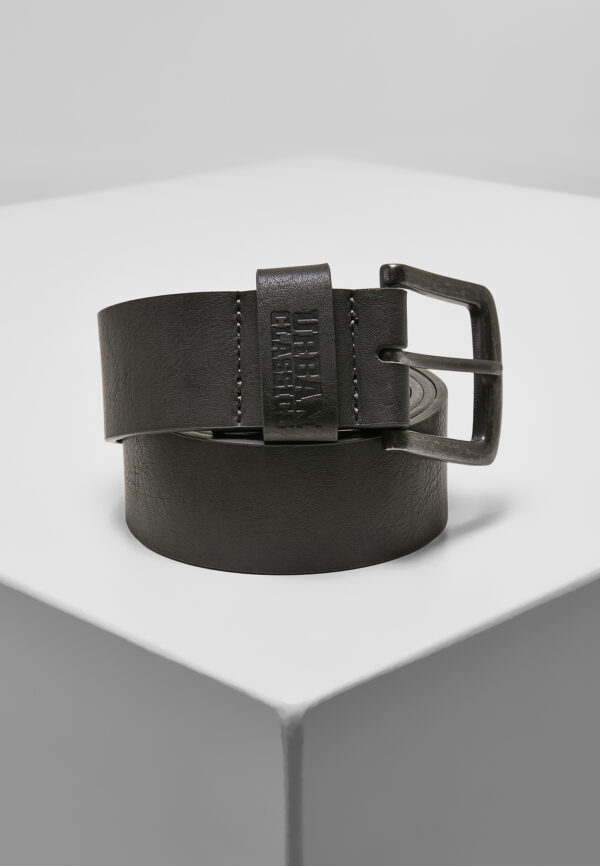 Dark grey imitation leather strap