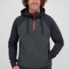 Dark grey men's hoodie Alife and Kickin - Men