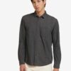 Dark grey men's shirt Tom Tailor Denim - Men's