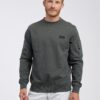 Dark grey men's sweatshirt LERROS - Men's