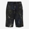 Dark grey patterned sweat shorts ONLY & SONS Lek - Men's