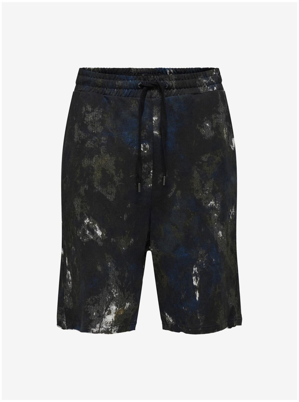 Dark grey patterned sweat shorts ONLY & SONS Lek - Men's