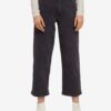 Dark grey women's 3/4 straight fit jeans Tom Tailor Denim - Women
