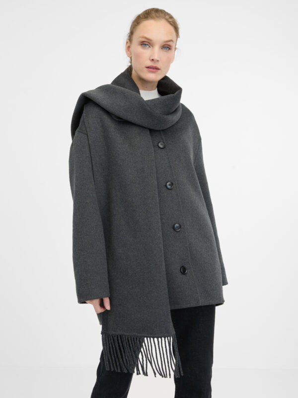 Dark grey women's coat ORSAY - Women's
