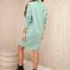 Dark mint dress with tie