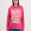 Dark pink Ladies Hoodie Noisy May Milly - Women