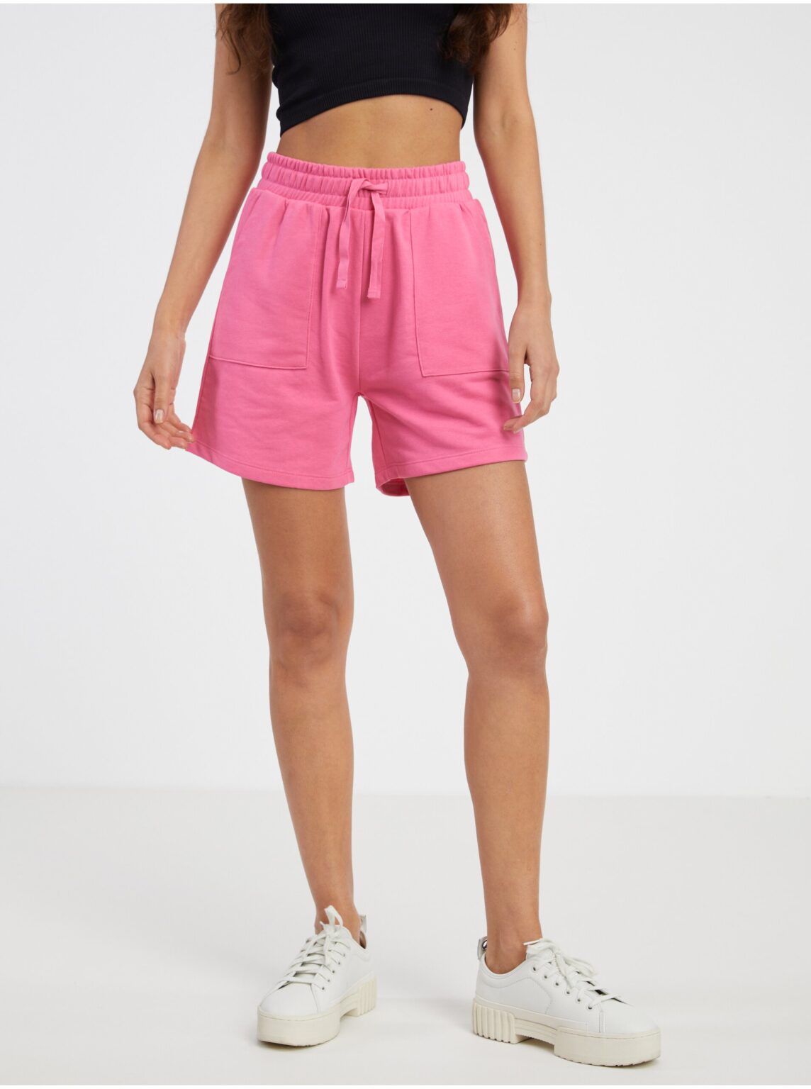 Dark pink Ladies Sweatpants JDY Paris - Women