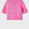 Dark pink girly sweater name it Balao - Girls