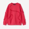 Dark pink girly sweatshirt Desigual Inida - Girls