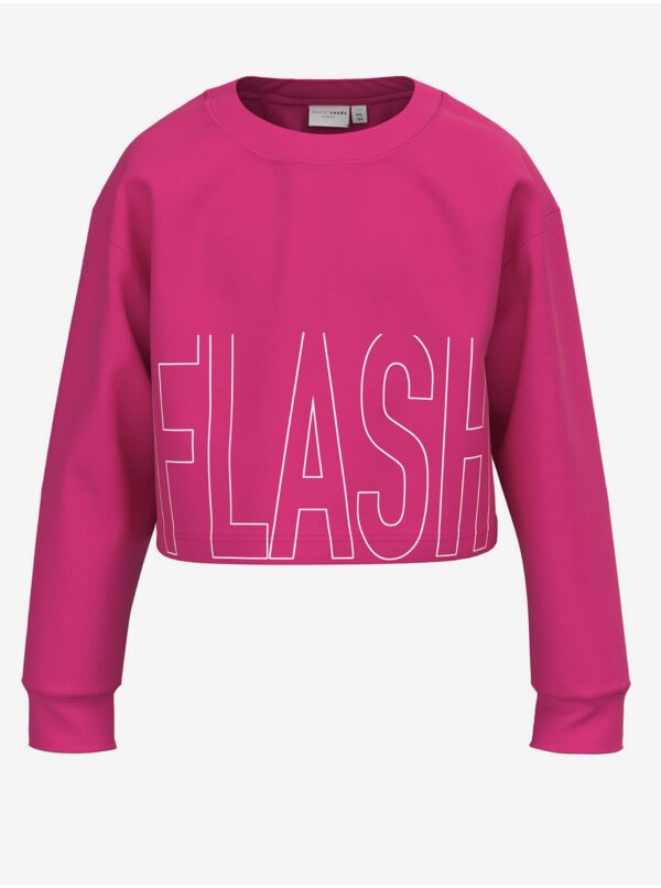 Dark pink girly sweatshirt name it Vanita - Girls