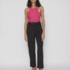 Dark pink women's basic tank top VILA Athalia - Women's