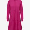 Dark pink women's dress JDY Piper - Women