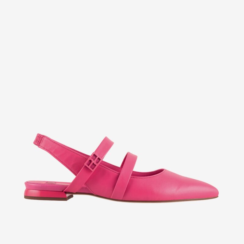 Dark pink women's leather ballerinas Högl Ginger - Ladies