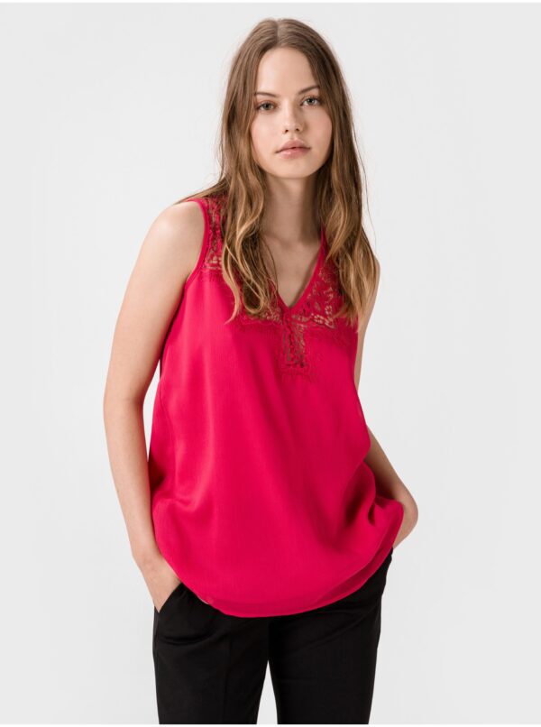 Dark pink women's top Guess Mariam - Women