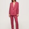 Dark pink women's trousers Pepe Jeans Colette - Women's