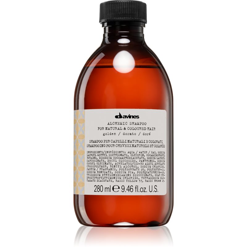 Davines Alchemic Shampoo Golden sampon festett hajra 280 ml-Ár