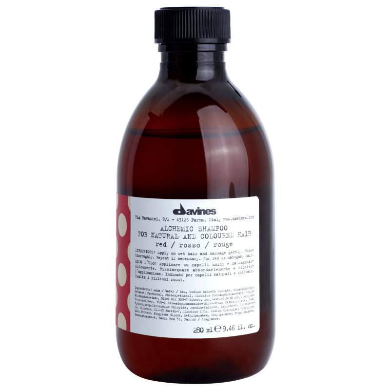 Davines Alchemic Shampoo Red sampon a hajszín élénkítéséért 280 ml-Ár