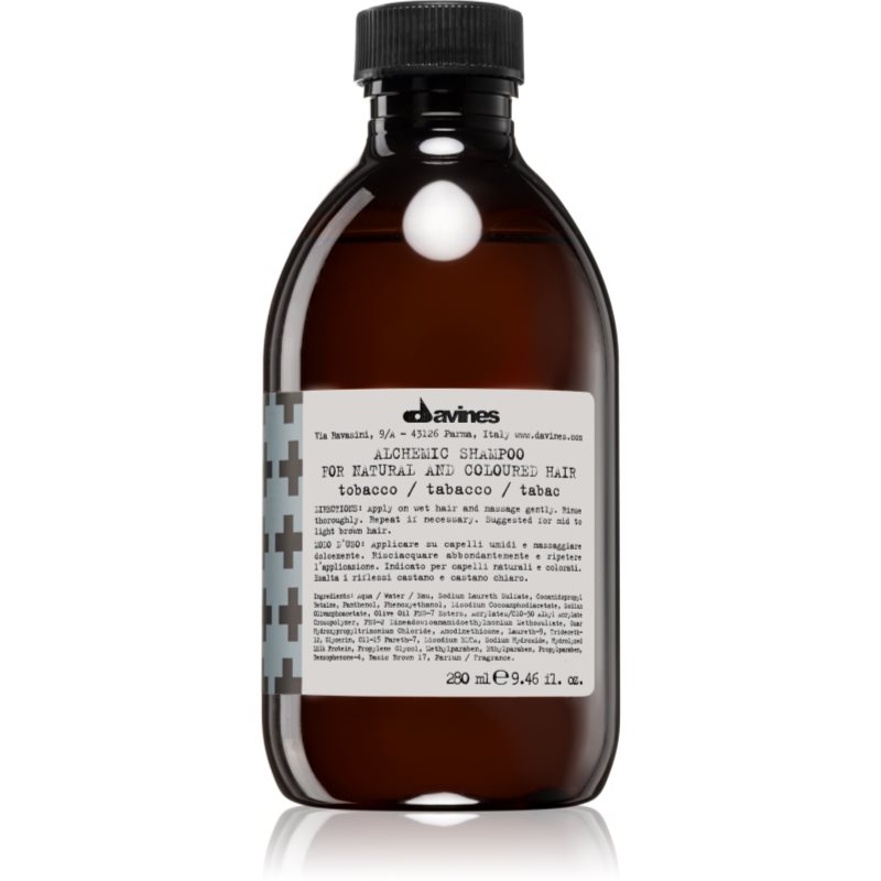 Davines Alchemic Shampoo Tobacco hidratáló sampon a hajszín élénkítéséért 280 ml-Ár