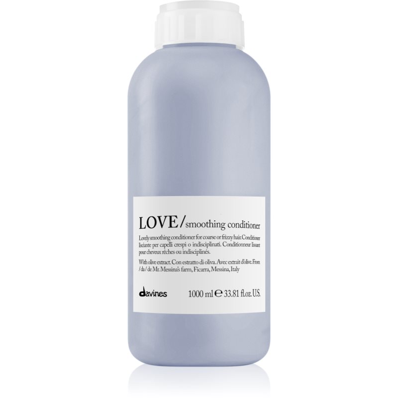 Davines Essential Haircare LOVE Smoothing Conditioner kisimító kondicionáló a rakoncátlan és töredezett hajra 1000 ml-Ár