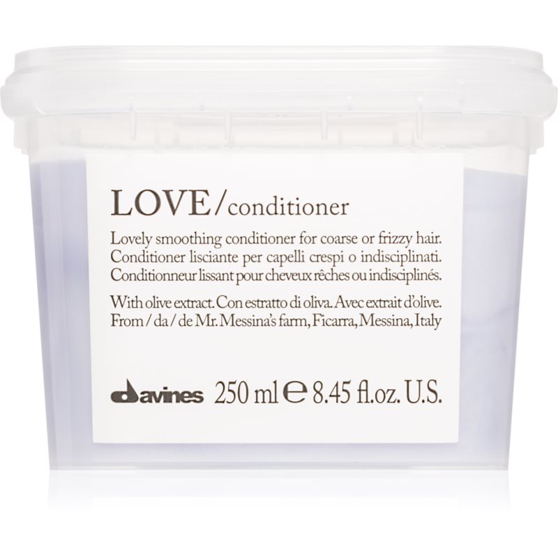 Davines Essential Haircare LOVE Smoothing Conditioner kisimító kondicionáló a rakoncátlan és töredezett hajra 250 ml-Ár