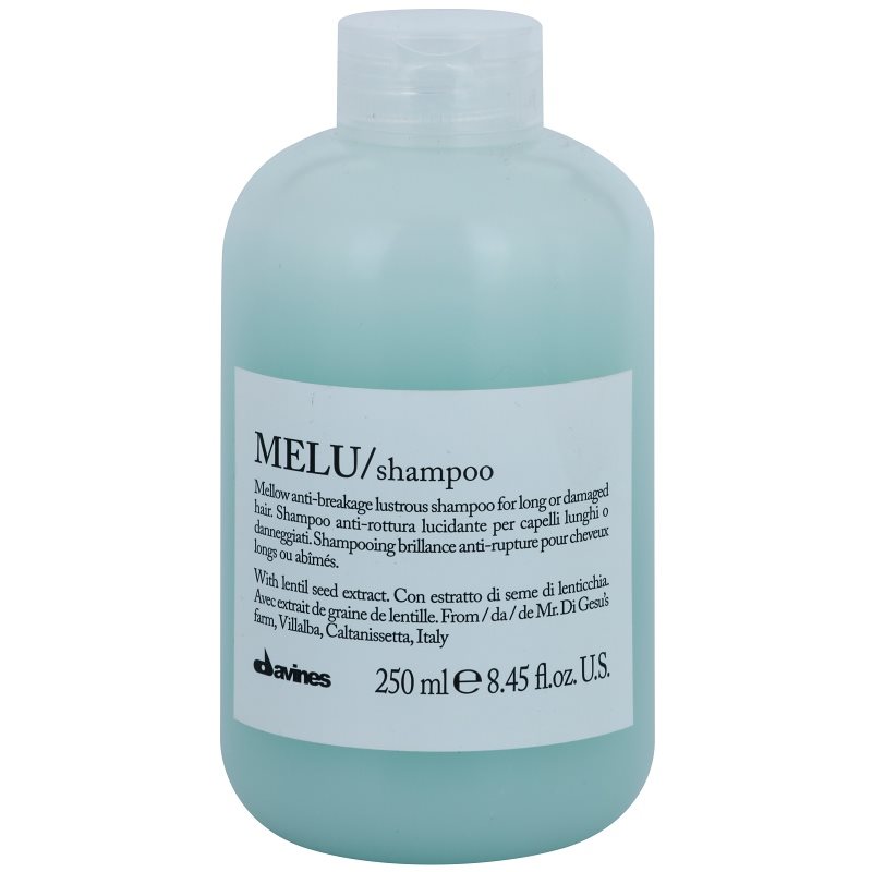 Davines Essential Haircare MELU Shampoo finom állagú sampon a sérült