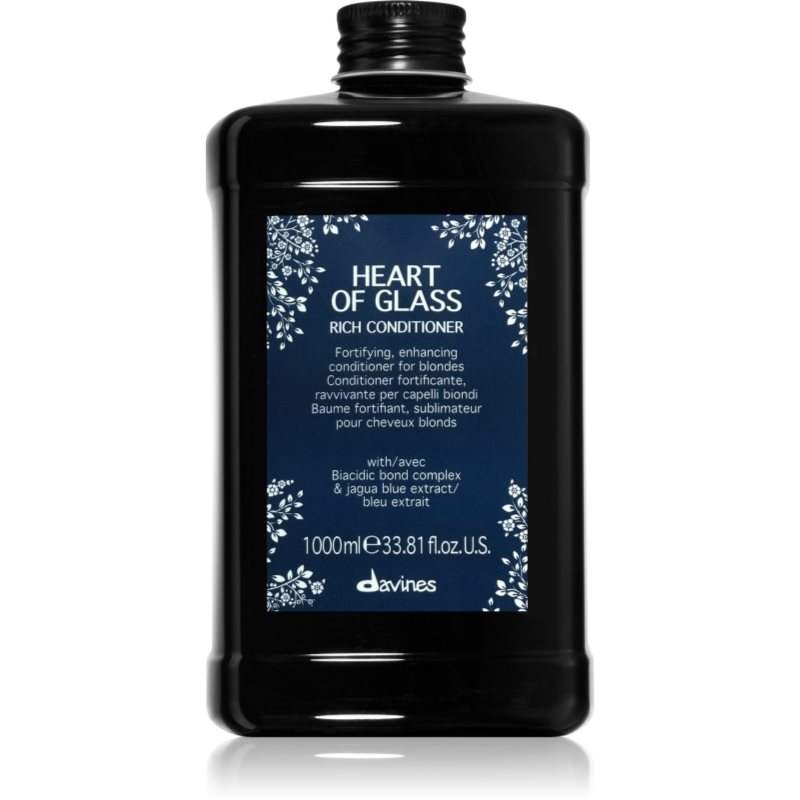 Davines Heart of Glass Rich Conditioner erősítő kondicionáló szőke hajra 1000 ml-Ár