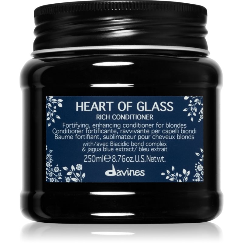 Davines Heart of Glass Rich Conditioner erősítő kondicionáló szőke hajra 250 ml-Ár