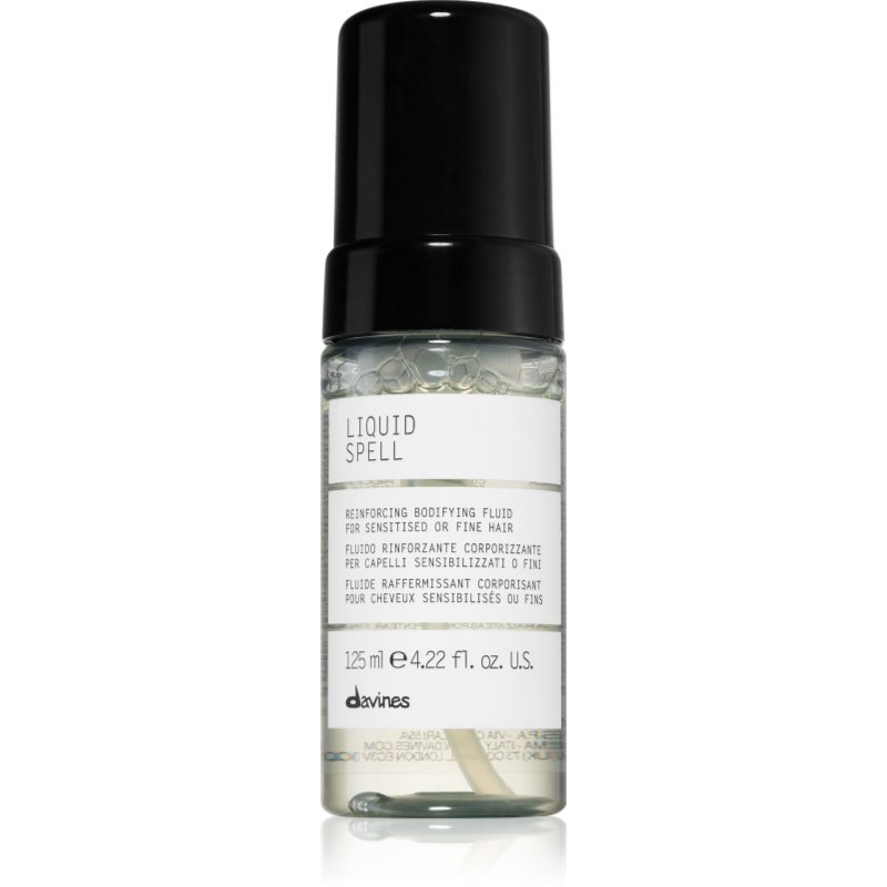 Davines Liquid Spell Reinforcing Bodifying Fluid öblítést nem igénylő kúra a finom hajért 125 ml-Ár