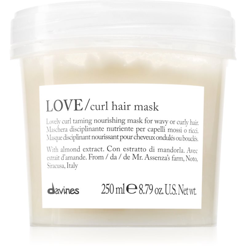 Davines Love Curl Hair Mask intenzíven tápláló maszk göndör hajra 250 ml