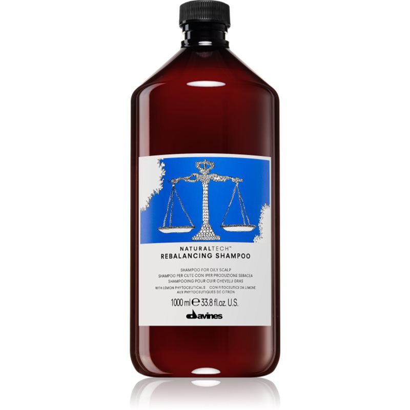 Davines Naturaltech Rebalancing Shampoo mélyen tisztító sampon a zsíros fejbőrre 1000 ml-Ár