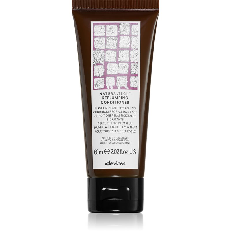 Davines Naturaltech Replumping Conditioner hidratáló kondicionáló a könnyű kifésülésért 60 ml-Ár