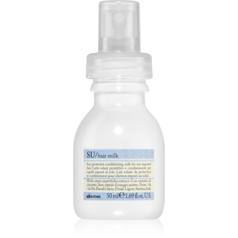 Davines SU Hair Milk öblítést nem igénylő tej a hajra minden hajtípusra 50 ml-Ár