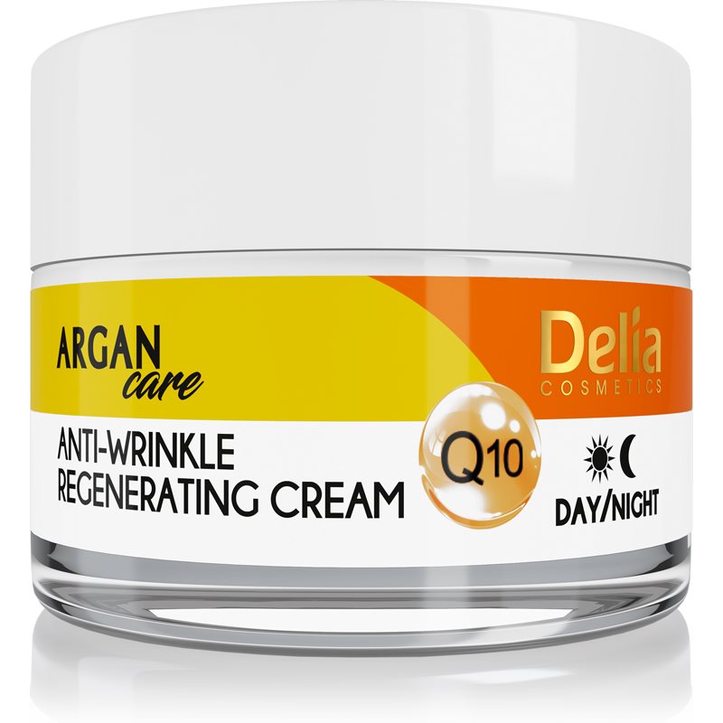 Delia Cosmetics Argan Care regeneráló ráncellenes krém koenzim Q10 50 ml-Eredeti