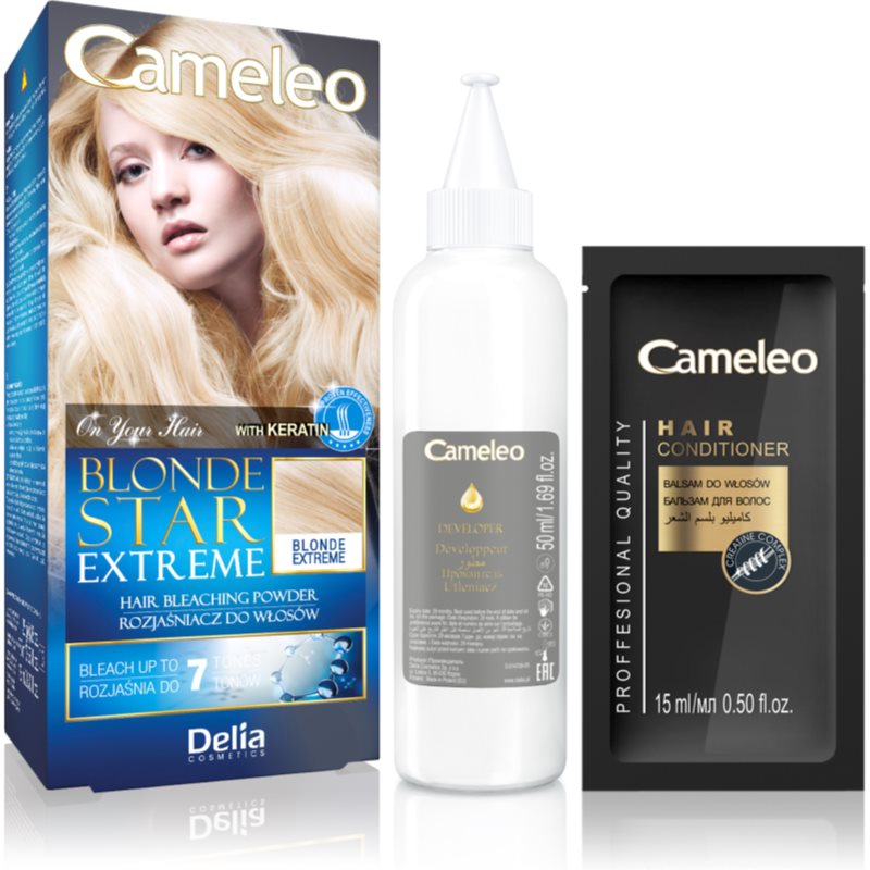 Delia Cosmetics Cameleo Blonde Star Extreme élénkítő púder keratinnal 25 g-Ár