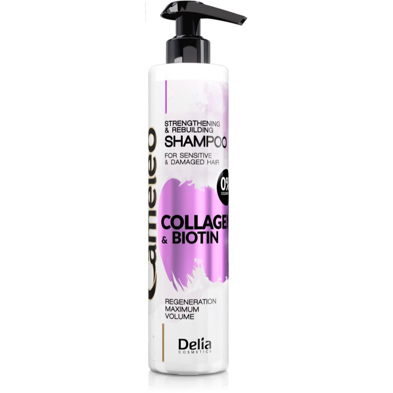 Delia Cosmetics Cameleo Collagen & Biotin erősítő sampon a sérült