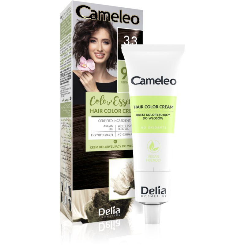 Delia Cosmetics Cameleo Color Essence hajfesték tubusban árnyalat 3.3 Chocolate Brown 75 g-Ár