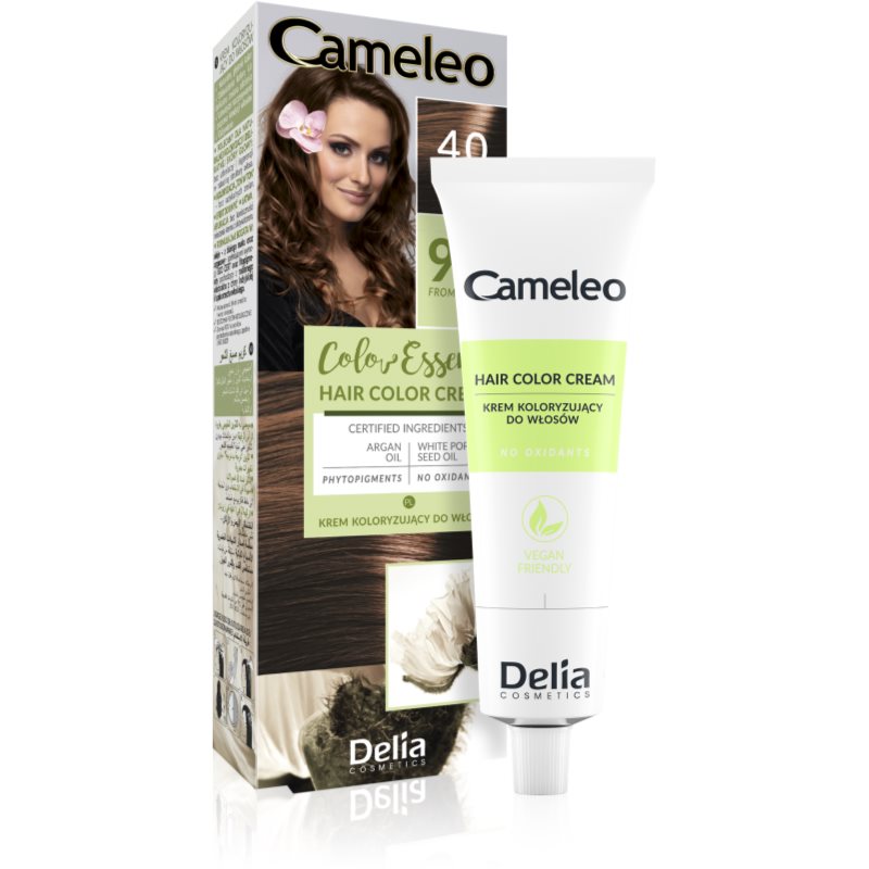 Delia Cosmetics Cameleo Color Essence hajfesték tubusban árnyalat 4.0 Brown 75 g-Ár