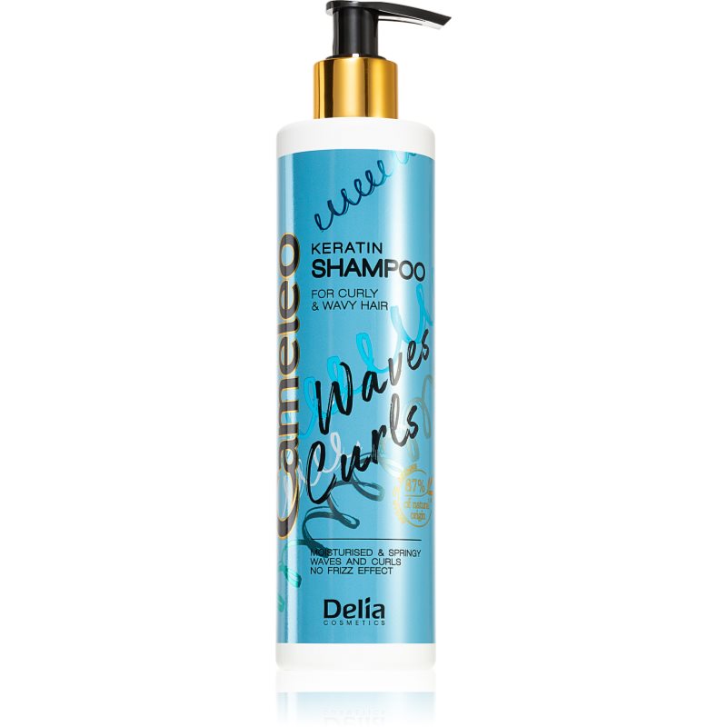 Delia Cosmetics Cameleo Fale Loki sampon hullámos és göndör hajra keratinnal 250 ml-Ár