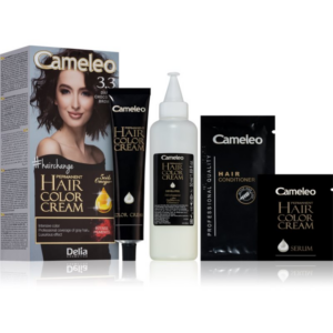 Delia Cosmetics Cameleo Omega tartós hajfesték árnyalat 3.3 Dark Chocolate Brown-Ár