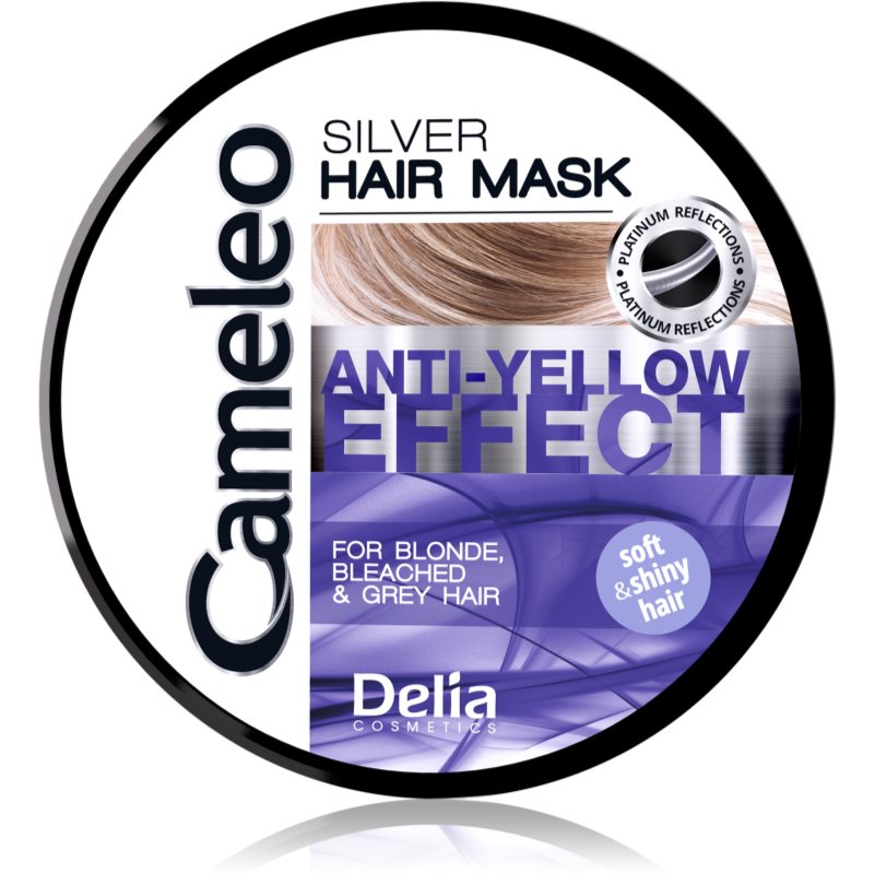 Delia Cosmetics Cameleo Silver haj maszk semlegesíti a sárgás tónusokat 200 ml-Eredeti