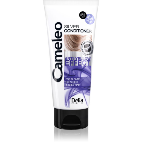 Delia Cosmetics Cameleo Silver kondicionáló szőke és ősz hajra semlegesíti a sárgás tónusokat 200 ml-Eredeti