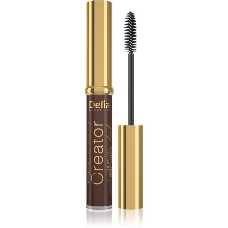 Delia Cosmetics Creator szemöldökzselé 4 in 1 árnyalat Brown 7 ml-Eredeti