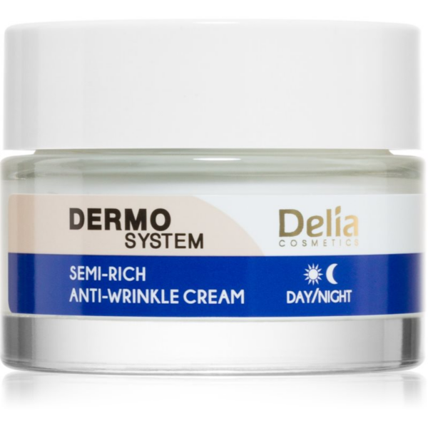 Delia Cosmetics Dermo System nappali és éjszakai krém a ráncok ellen 50 ml Delia Cosmetics Dermo System nappali és éjszakai krém a ráncok ellen 50 ml