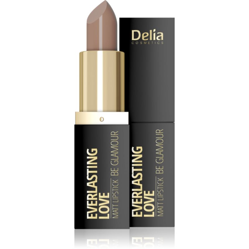 Delia Cosmetics Everlasting Love Be Glamour mattító rúzs árnyalat 301 happy 4 g-Ár