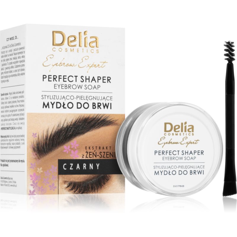 Delia Cosmetics Eyebrow Expert szemöldök rögzítő viasz árnyalat Black 10 ml-Ár