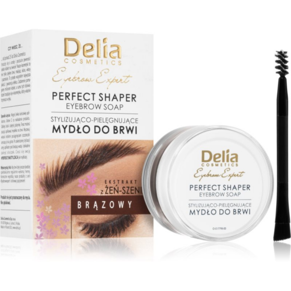 Delia Cosmetics Eyebrow Expert szemöldök rögzítő viasz árnyalat Brown 10 ml-Ár
